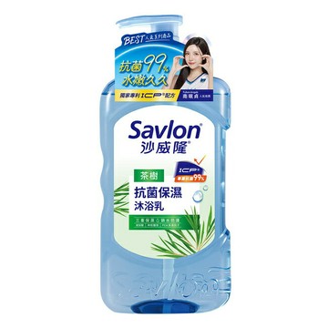 沙威隆抗菌保濕沐浴乳-茶樹850g