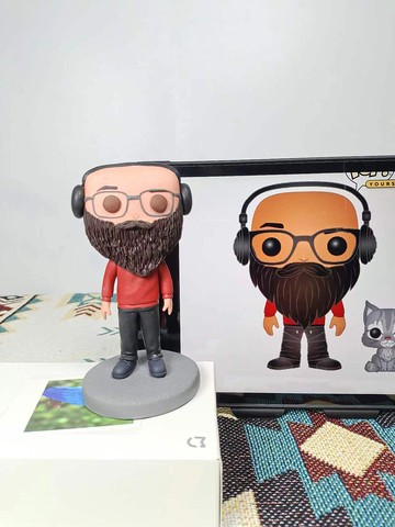 【客製化3D人像公仔】訂製手工Funko Pop男生朋友老公生日禮物