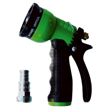 蔬菜工坊 多功能鋁合金八段式水槍 138  1個  綠色