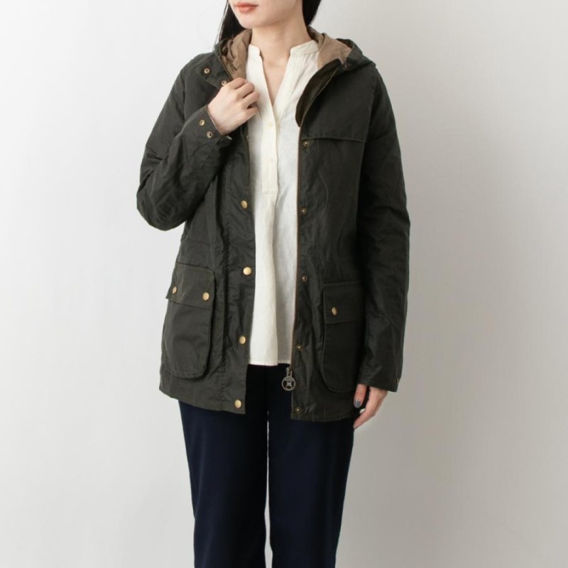 バブアーBarbour Ladies Wax Durham オリーブ