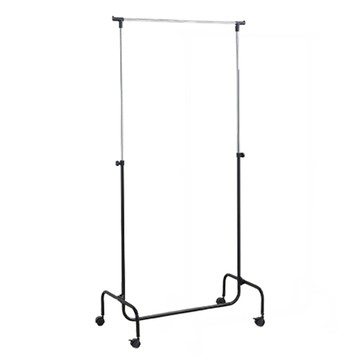 AAA 傢俱生活館 單桿吊衣架 IBA12137BM  時尚黑  76 x 44.5 x 158cm