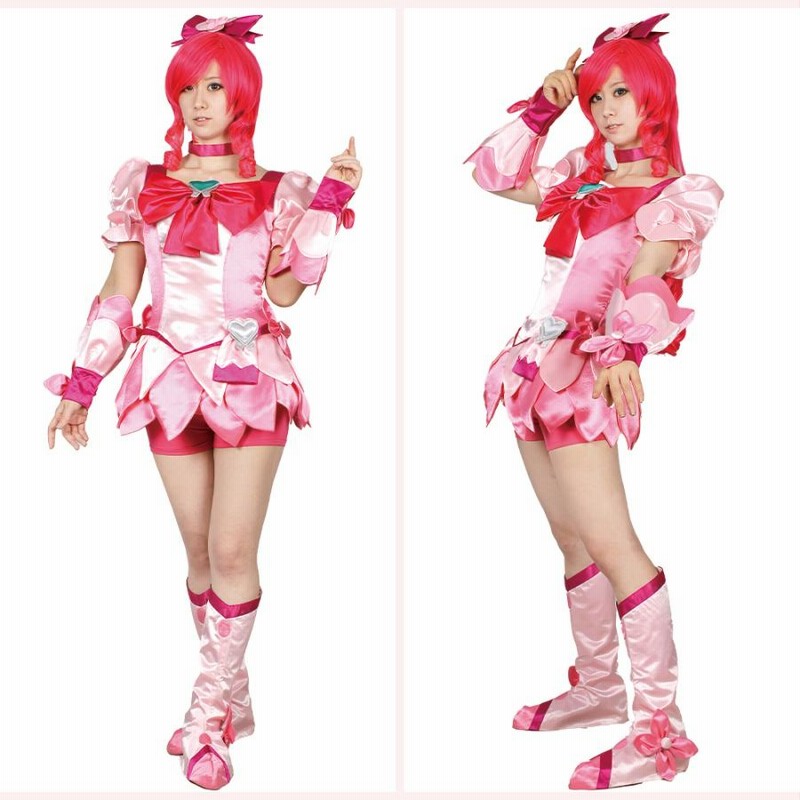 ハートキャッチプリキュア キュアブロッサム　コスプレ衣装 キュアブロッサム 花咲つぼみ ハートキャッチプリキュア