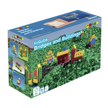 Morphun 積木 Hi-Qube 幼兒建築 110pcs  1盒  Multicolor