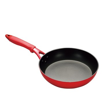kyocera日本京瓷cerafort系列陶瓷平底鍋(紅柄)-26cm