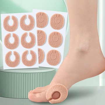 大友los1669毛氈墊雞眼貼舒適防磨減震後跟貼加厚前掌防滑吸汗防磨腳墊隨意貼杰恆