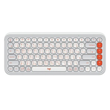 【蝦皮直營】Logitech 羅技 POP ICON KEYS 無線藍牙鍵盤 時尚白 廠商直送