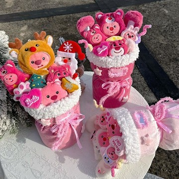 ❀【花中世界】❀520兒童節七夕情人節公仔娃娃玩偶花束送女生生日禮物聖誕節