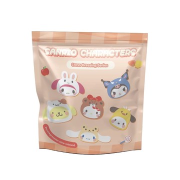 SANRIO 三麗鷗 HELLO KITTY 動物變裝 大頭 捏捏樂 絨毛吊飾 盲包 單包販售