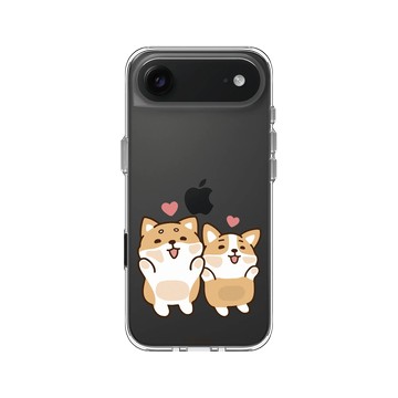 iPhone Air Clear Case（相機按鈕） 透明 - 柴語錄 Shiba Says - 放我出去♥