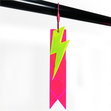 自行車飄帶反光掛件背包配飾書包雙面掛飾鑰匙圈扣警示標識