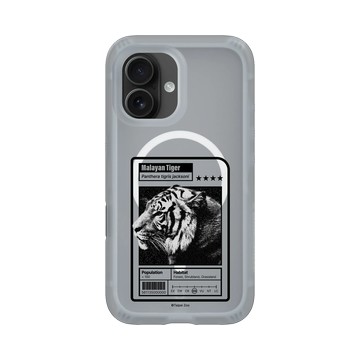 iPhone 16 AirX 流變灰 - RHINOSHIELD X Taipei Zoo - 馬來虎：限量卡牌