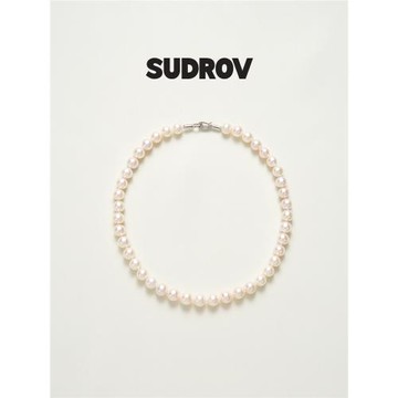 SUDROV素覺珍珠項鏈高級感鎖骨鏈女輕奢小眾頸鏈送女友生日禮物