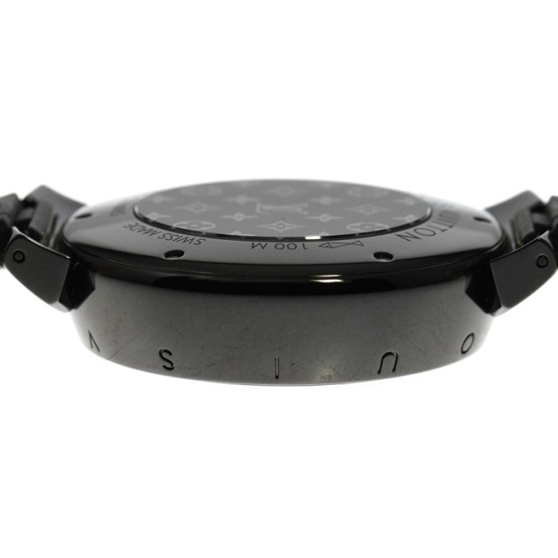 Louis Vuitton Watch Tambour All Black QA049