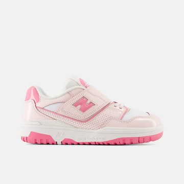 New Balance [PHB550KK] 中童 休閒鞋 運動 復古 NB 550 M楦 魔鬼氈 舒適 漆皮 粉紅