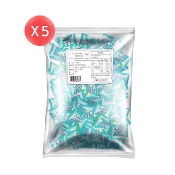 【五洲生醫】SUKIRI史奇力酷涼勁爽薄荷錠 旗艦包 292.5g*5包 (共1462.5g)