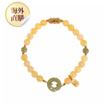 圓滿聚福黃玉手鍊（限海外直購）Bracelet