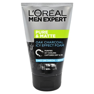 L'OREAL PARiS 巴黎萊雅 台灣公司貨 Men Expert 男士炭黑酷涼洗面乳  100ml  1條