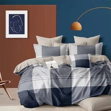 A-ONE 台灣製雪紡棉 被套床包組  床包 150 x186cm + 枕套75 x 45cm + 被套180 x 210cm  漫步雲端  床包 + 枕套2個 + 被套