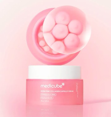 【Medicube】PDRN 粉紅膠原晶球凝霜 55g