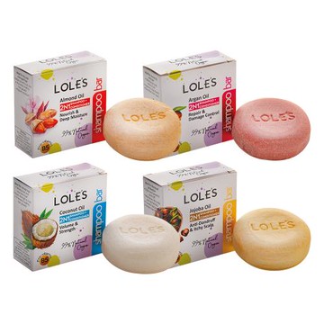 【任選2入】LOLES 專業頂級2合1洗髮潤髮餅 100g-即期品
