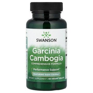 Swanson Vitamins, Garcinia Cambogia, 60 Vegan Tablets