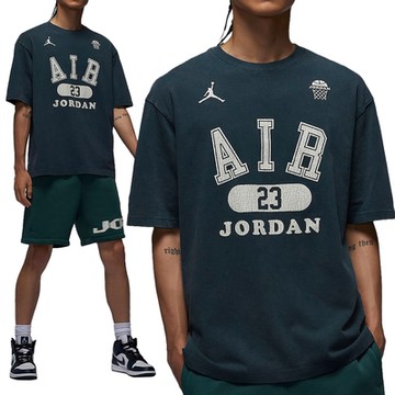 Nike As Greatness 1985 Ss T2 Gc 男款 深海藍色 圓領 AJ 喬丹 短袖 HM4902-478