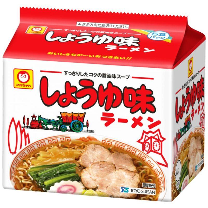 マルちゃん しょうゆ味ラーメン 袋 5食パック×6個