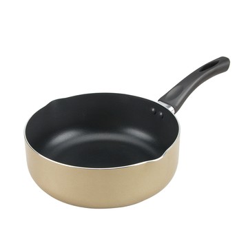 CookPower 亮彩不沾湯鍋22cm(香檳金) SS-2208GD