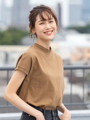 半高領短袖T恤女寬松大碼2022夏季新款韓版純棉半袖體恤上衣潮ins