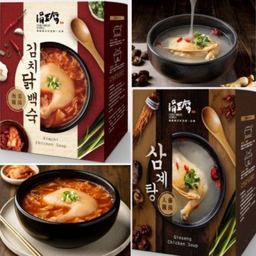 涓豆腐 【涓豆腐】韓式人蔘雞湯/泡菜雞湯(600g/盒)
