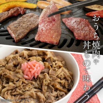 ふるさと納税 宮崎市 宮崎牛モモ焼肉 400g×1 宮崎県産黒毛和牛こま切れ 100g×1 合計500g(宮崎市)