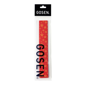 GOSEN OVERGRIP FLOWER 排汗止滑握柄布  小花 紅色 + 金色  不適用  1個