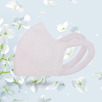 麗正 兒童3D醫用口罩(潔淨白)寬耳帶-50入 /單片包裝