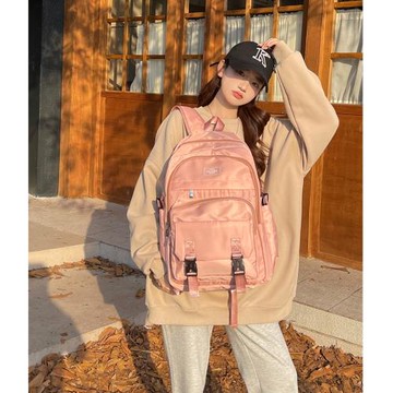 2025網紅爆款背包雙肩包新款時尚潮流女輕便日系大容量男學生書包