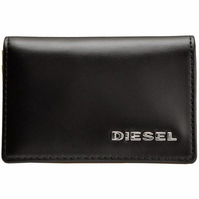DIESEL 名刺入れ 黒 ディーゼル DIESEL カードケース 名刺入れ X09018 P0685 T2184
