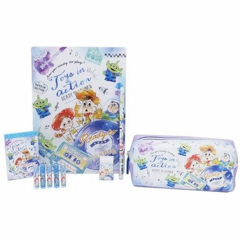 文具 6点 セット 文房具セット トイストーリー トイズレコード ディズニー 小学生 中学生 女の子 筆箱 消しゴム 鉛筆 メモ帳 下敷き 通販 Lineポイント最大0 5 Get Lineショッピング