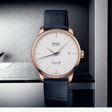 MIDO 美度錶 Baroncelli 簡約超薄機械錶 男錶 皮帶錶 手錶 M0274073626100