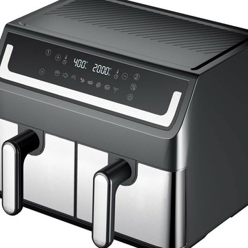 雙鍋空氣炸鍋大容量8L雙倉電炸鍋多功能雙桶家用不銹鋼炸鍋機無油【北歐家居生活】