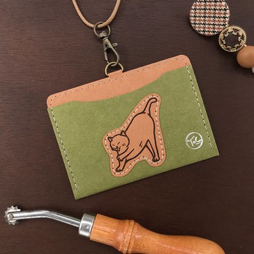 橫式證件套 悠遊卡套-貓咪