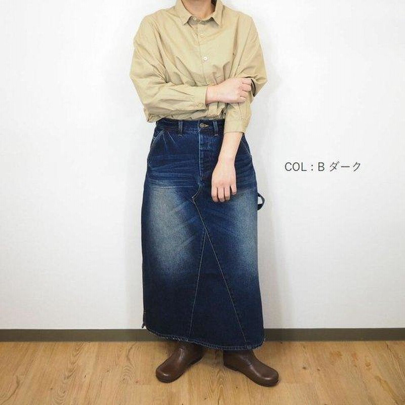 ichiデニムスカート（ヴィンテージ加工) 【公式通販】