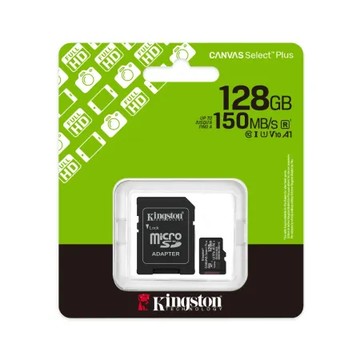 金士頓 Canvas Select Plus 128G 記憶卡 microSD 公司貨 (KTCS3-128G)