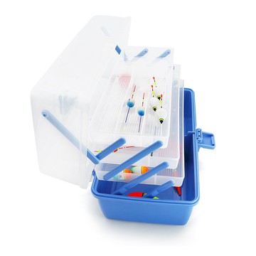 大型魚具盒 大-三層 零件盒 收納盒 小物收納 釣魚 海釣 磯釣