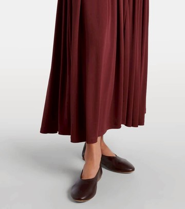 Aya Muse Gathered jersey maxi skirt