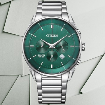CITIZEN星辰 Chronograph系列 時尚計時腕錶 42mm / AN8220-52X