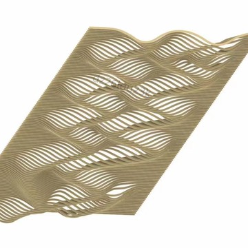 【熱賣】異形鋁方管波浪造型吊頂弧形鋁方通背景牆木紋拉彎型材廠家定製【爆款】