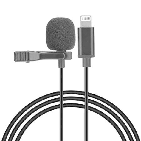 Enbiawit Professional lavalier Microphone for iPhone, Condenser Microphone for Phone Recording and Video Recording, lavalier Microphone for YouTube, i