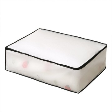 台灣出貨-棉被收納袋半透明可視衣服被子收納箱PEVA防塵防潮搬傢打包袋