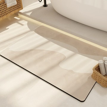 客製化 侘寂風 浴室地墊 耐髒吸水地墊 珪藻土軟地墊 軟式硅藻土地墊 矽藻土軟地墊 防滑墊 浴室止滑墊 硅藻土地墊 腳踏