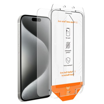 AIDA iPhone高清透明保護貼 附貼模器  1個  iPhone 15 Pro Max