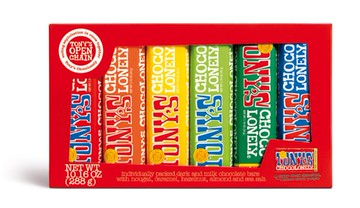 Tony's Chocolonely Rainbow Tasting Pack 1.8 oz Each / Pack of 6